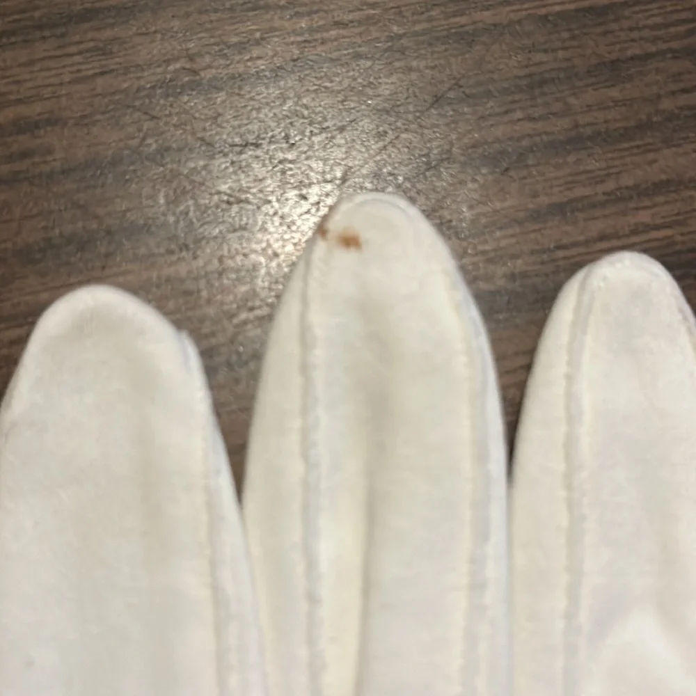 VINTAGE White Gloves Size 7 Two Pairs